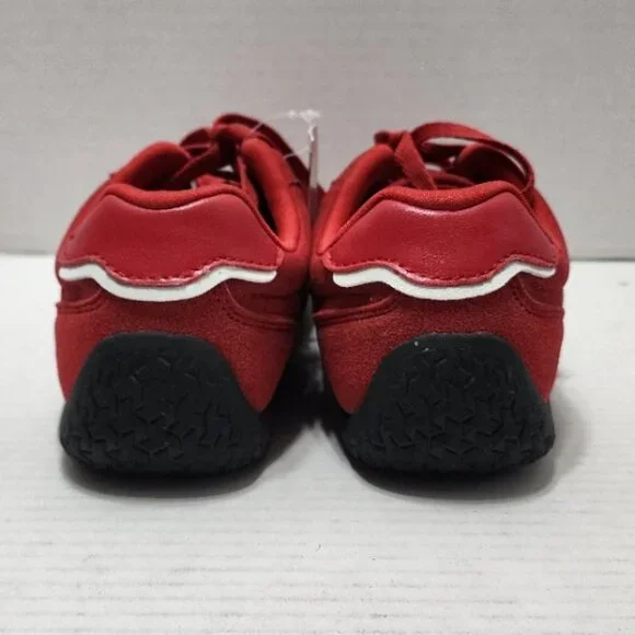 New Avia Lifestyle Sneakers - Red with White - Size 8 - faux suede - Picture 6 of 7